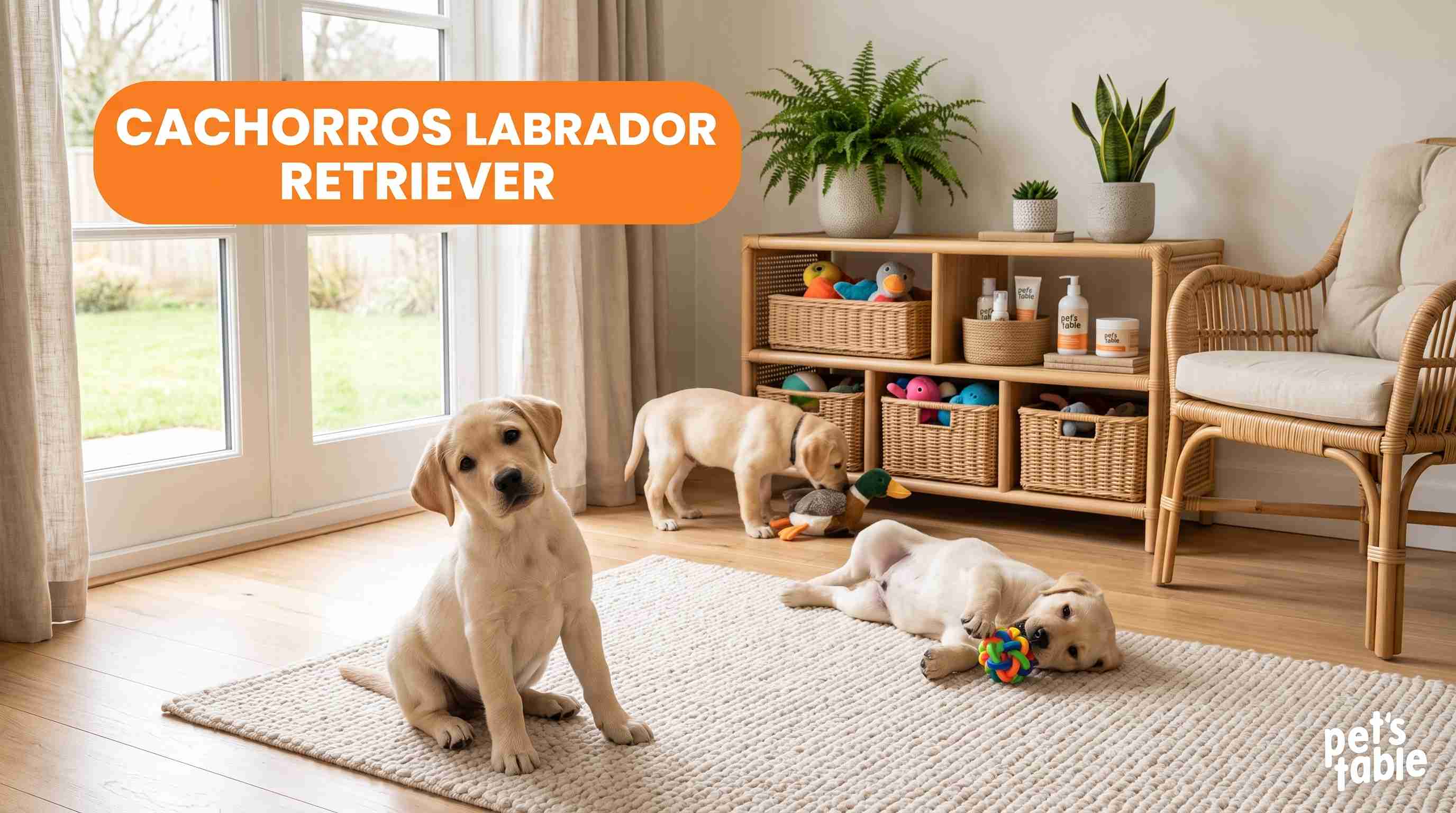 Cachorro Labrador: Descubre todo lo necesario para su cuidado y buena alimentación - Pet's Table
