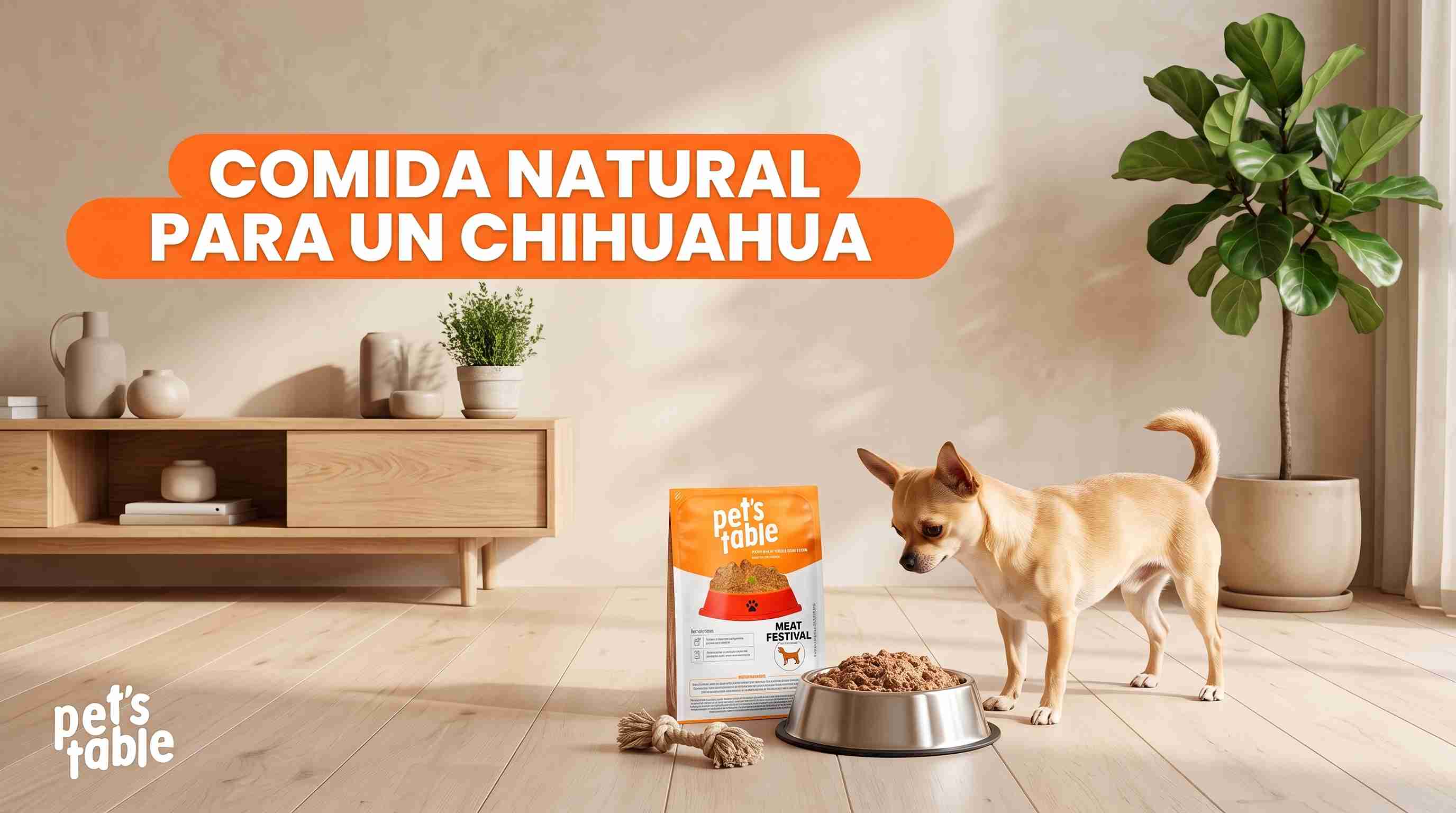 Conoce la Mejor Comida Natural para un Chihuahua - Pet's Table