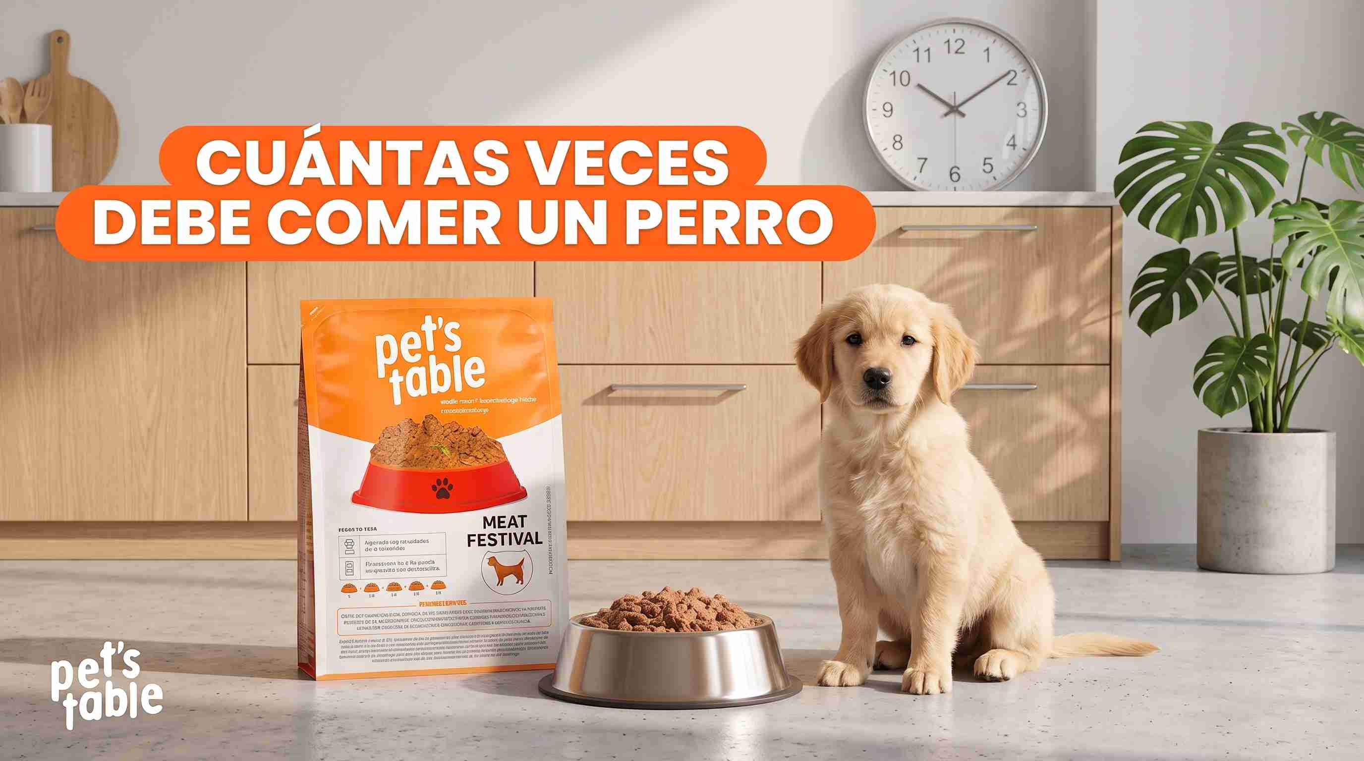 ¿Cuántas veces debe comer un perro? Te contamos todo acerca de una alimentación correcta y balanceada - Pet's Table