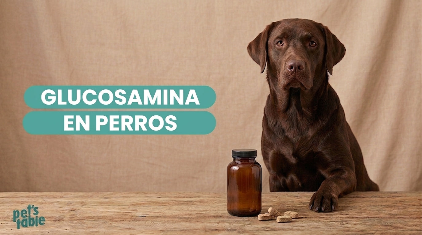 Glucosamina para perros: ¿Qué es y de qué le sirve a tu peludito? - Pet's Table