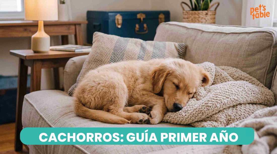 El primer año de tu perro cachorro debe estar lleno de cariño y la mejor alimentación natural de México - Pet's Table