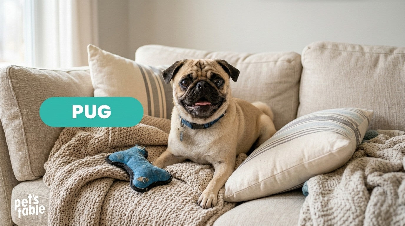 Perritos Pug, una raza de perro pequeña pero con una gran personalidad - Pet's Table