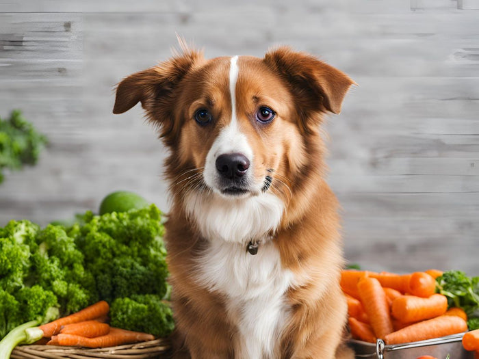 Las verduras también pueden ser una excelente fuente de nutrientes adicionales para tu peludo